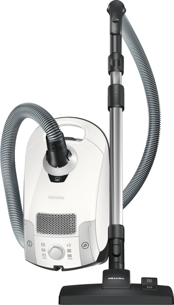 Miele COMPACTC1PURESUCTIONPOWERLINESCAE0LOTUSWHITE Compact C1 Pure Suction Powerline – Scae0 – Bodenstaubsauger mit hoher Saugleistung und Teleskoprohr für gründliches, komfortables Staubsaugen.