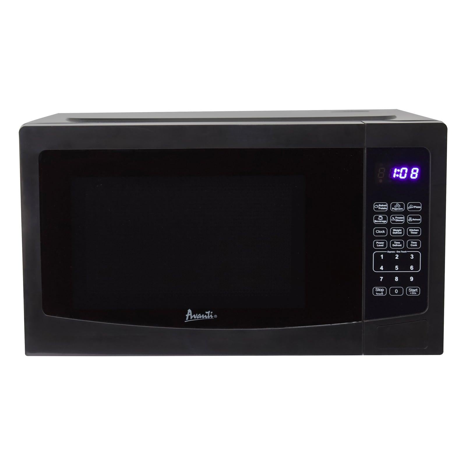 Avanti MT115V1B Avanti Mikrowellenherd, 1,1 Kubikfuß Fassungsvermögen – Schwarz / 1,1 Kubikfuß