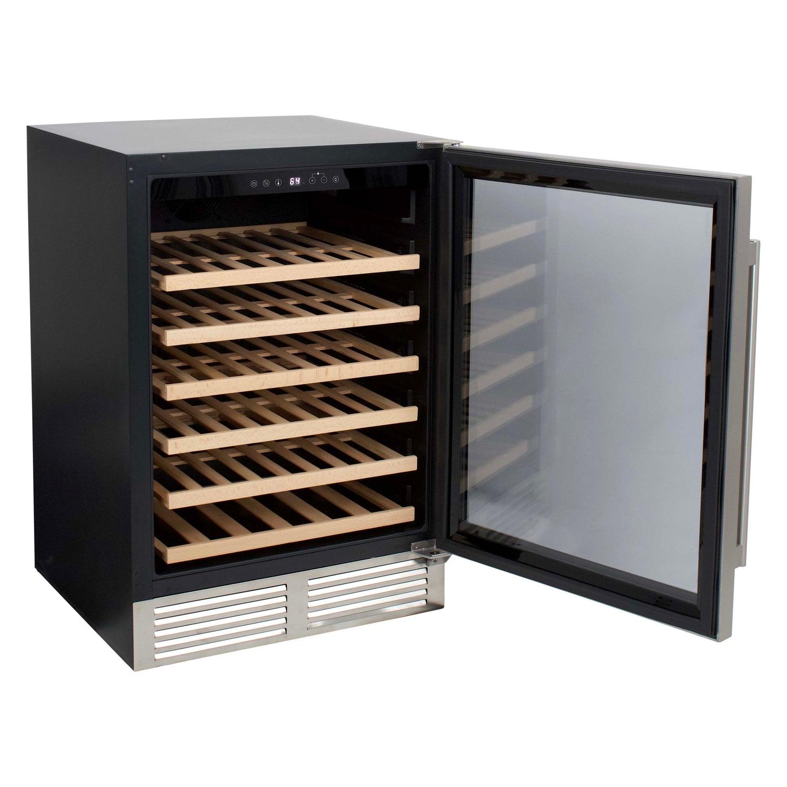 Avanti WCD52SZ3S Weinkühler der Designer-Serie für 51 Flaschen