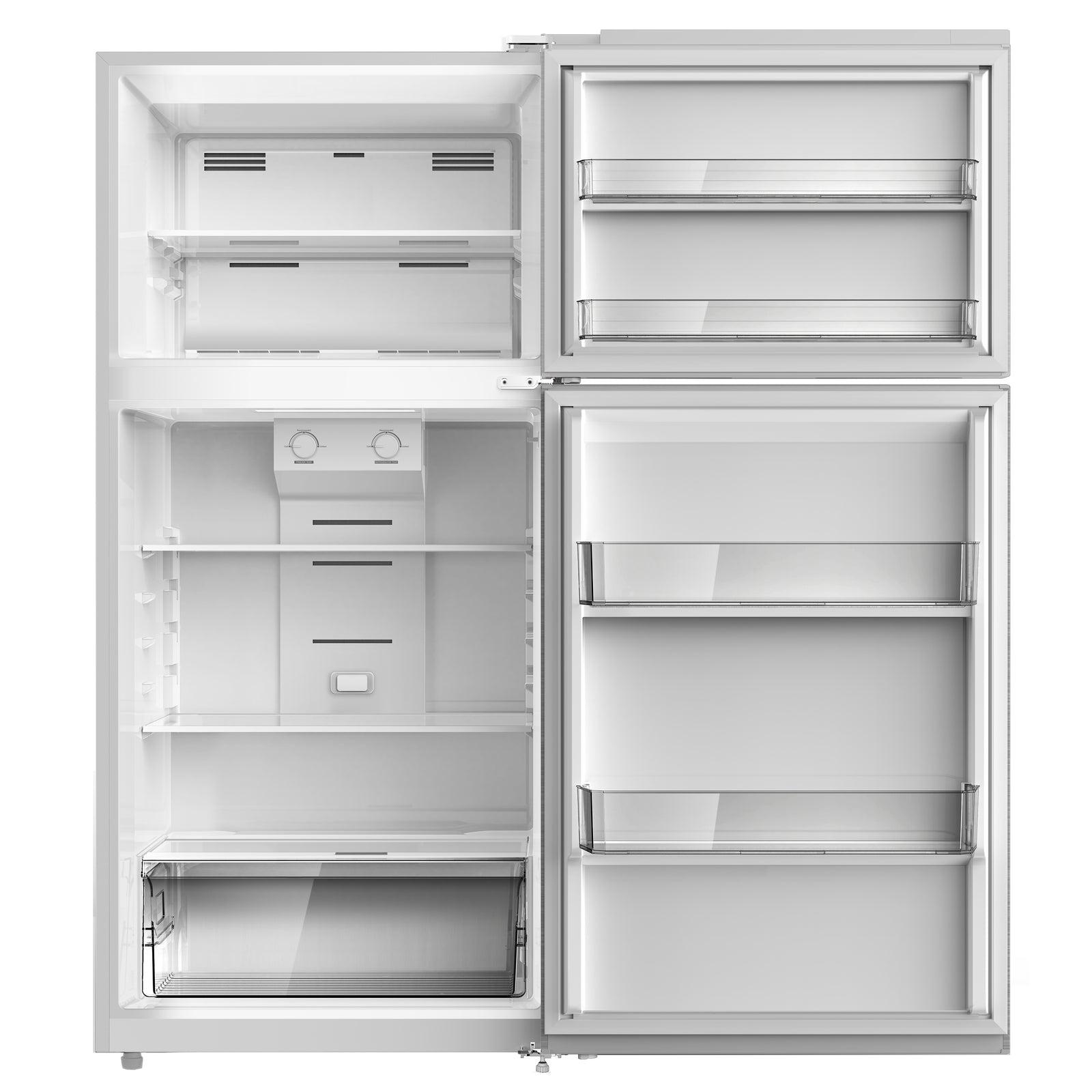 Avanti FF14D0W4 Avanti Frostfreier Kühlschrank mit Gefrierfach oben – Weiß / 14 Kubikfuß