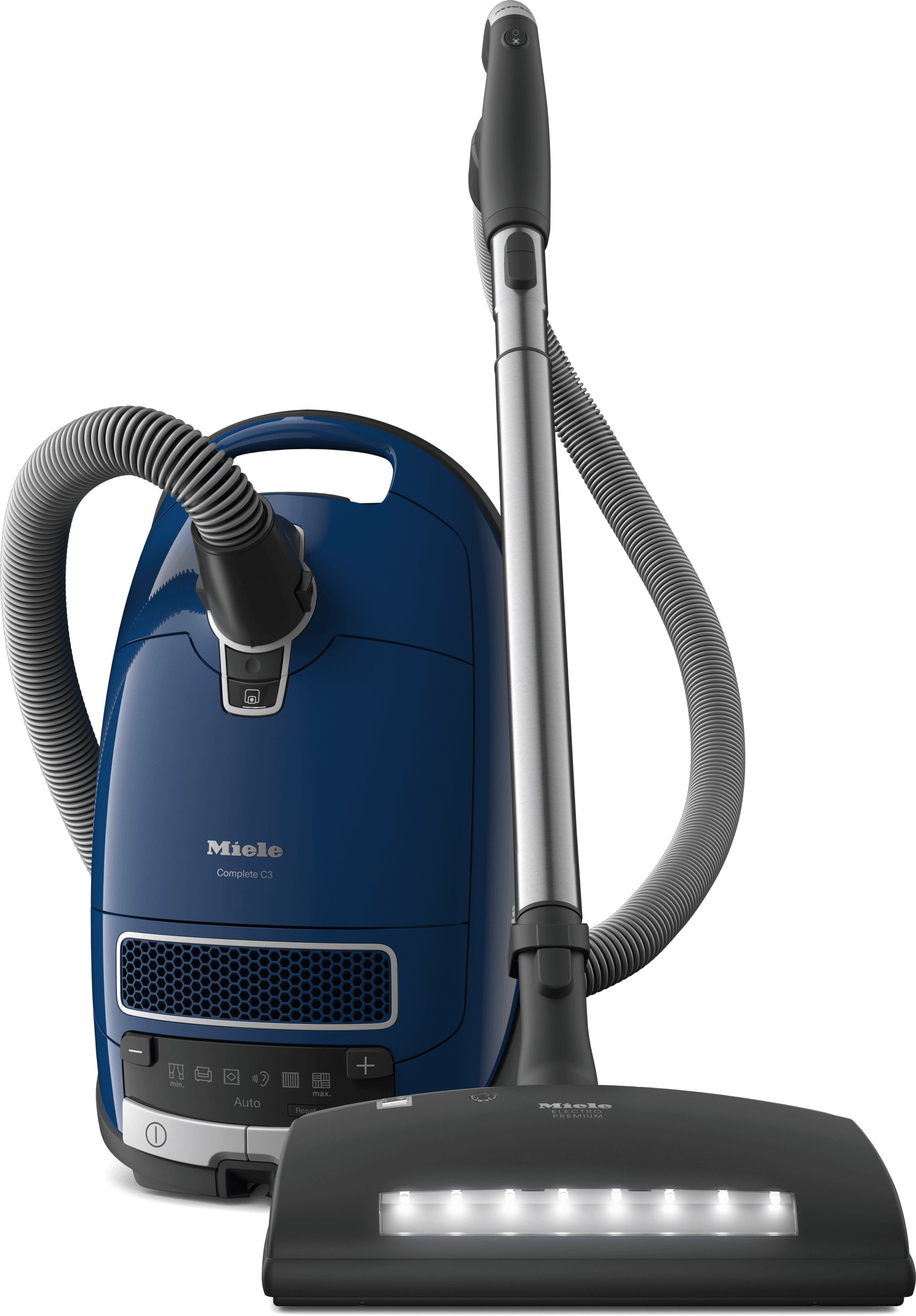 Miele COMPLETEC3MARINPOWERLINESGJE0MB Complete C3 Marin Powerline – Sgje0 Marineblau – Bodenstaubsauger mit Elektrobürste für die gründliche Reinigung stark beanspruchter Teppiche.