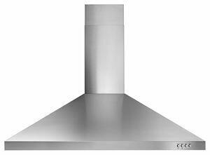 Amana WVW53UC6FS 36 Moderne Dunstabzugshaube aus Edelstahl zur Wandmontage
