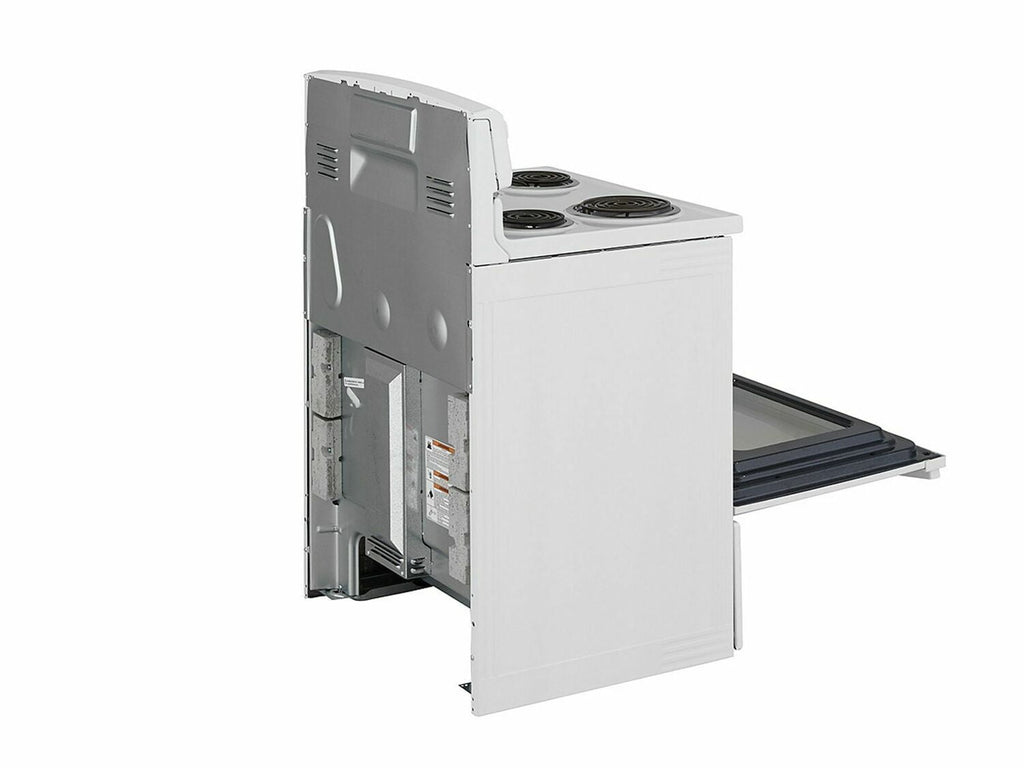 Amana ACR4503SFW 30-Zoll-Elektroherd mit Selbstreinigungsoption – Weiß