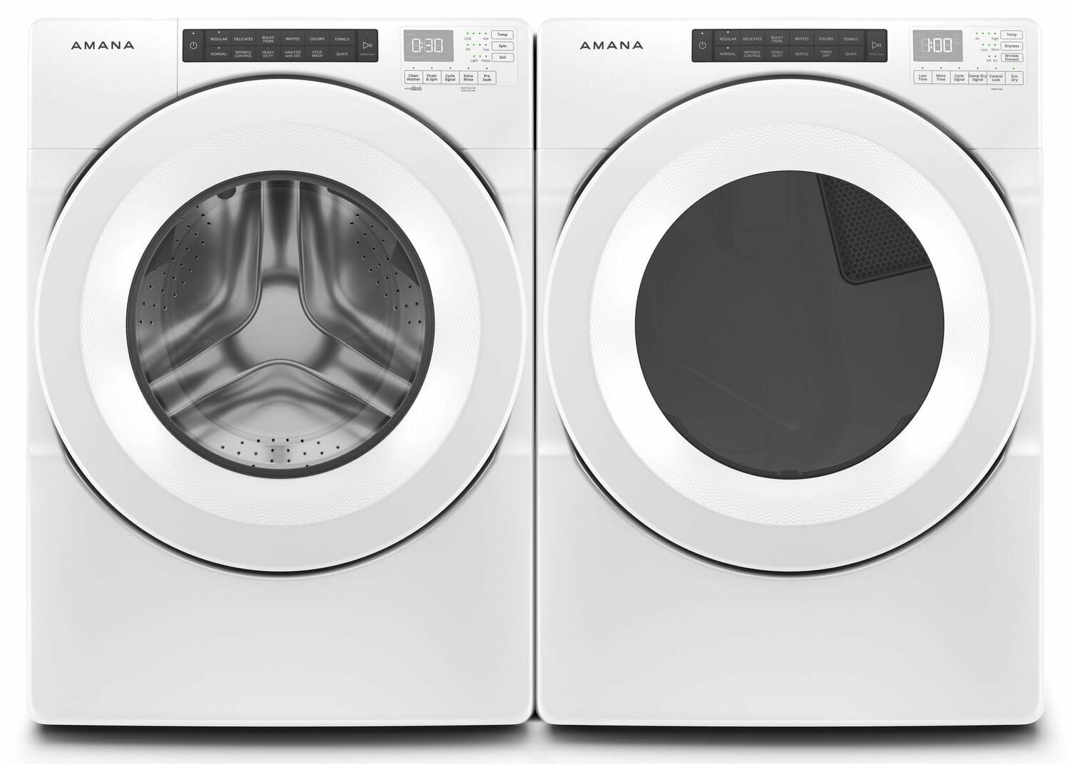 Amana NFW5800HW Frontlader-Waschmaschine mit großem Fassungsvermögen, 4,3 Kubikfuß, Weiß