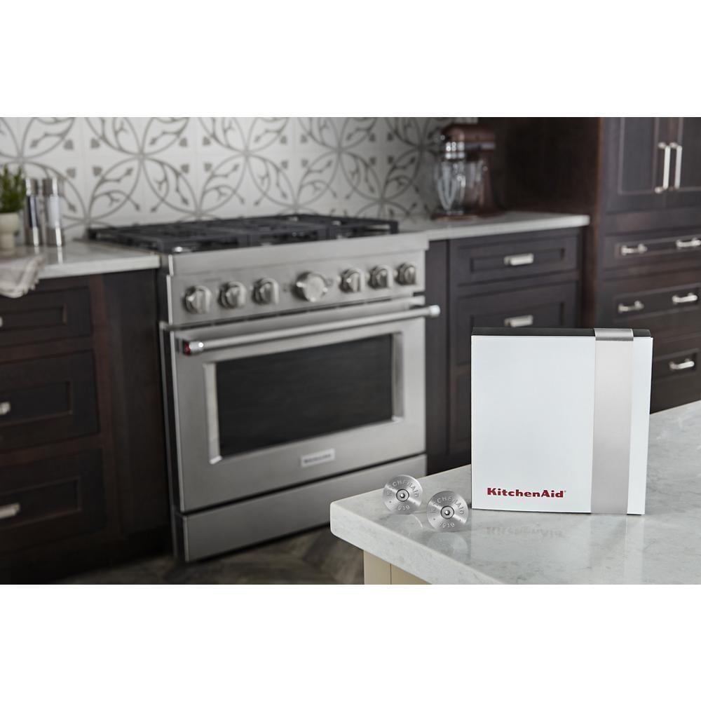 Amana W11368841SI Kitchenaid® Griff-Medaillon-Kit für gewerbliche Herde