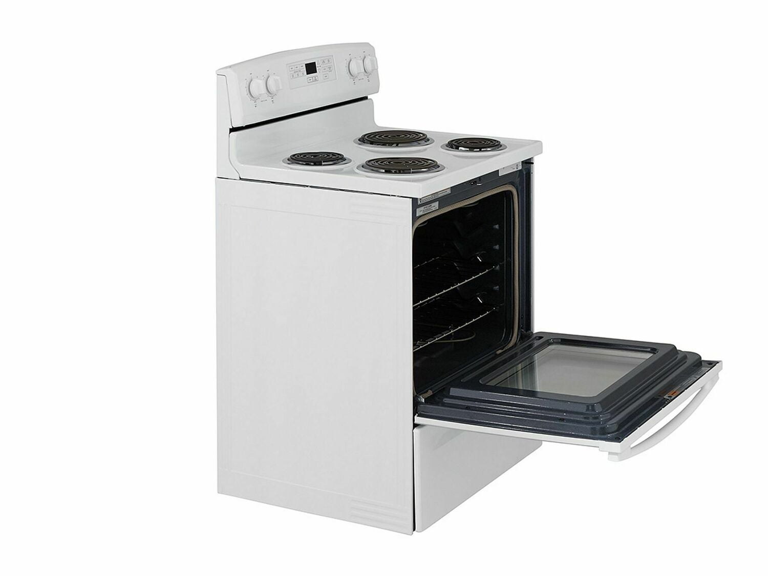 Amana ACR4503SFW 30-Zoll-Elektroherd mit Selbstreinigungsoption – Weiß