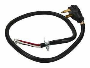 Amana 8171394RC 4-adriges Netzkabel für Herd, Schwarz