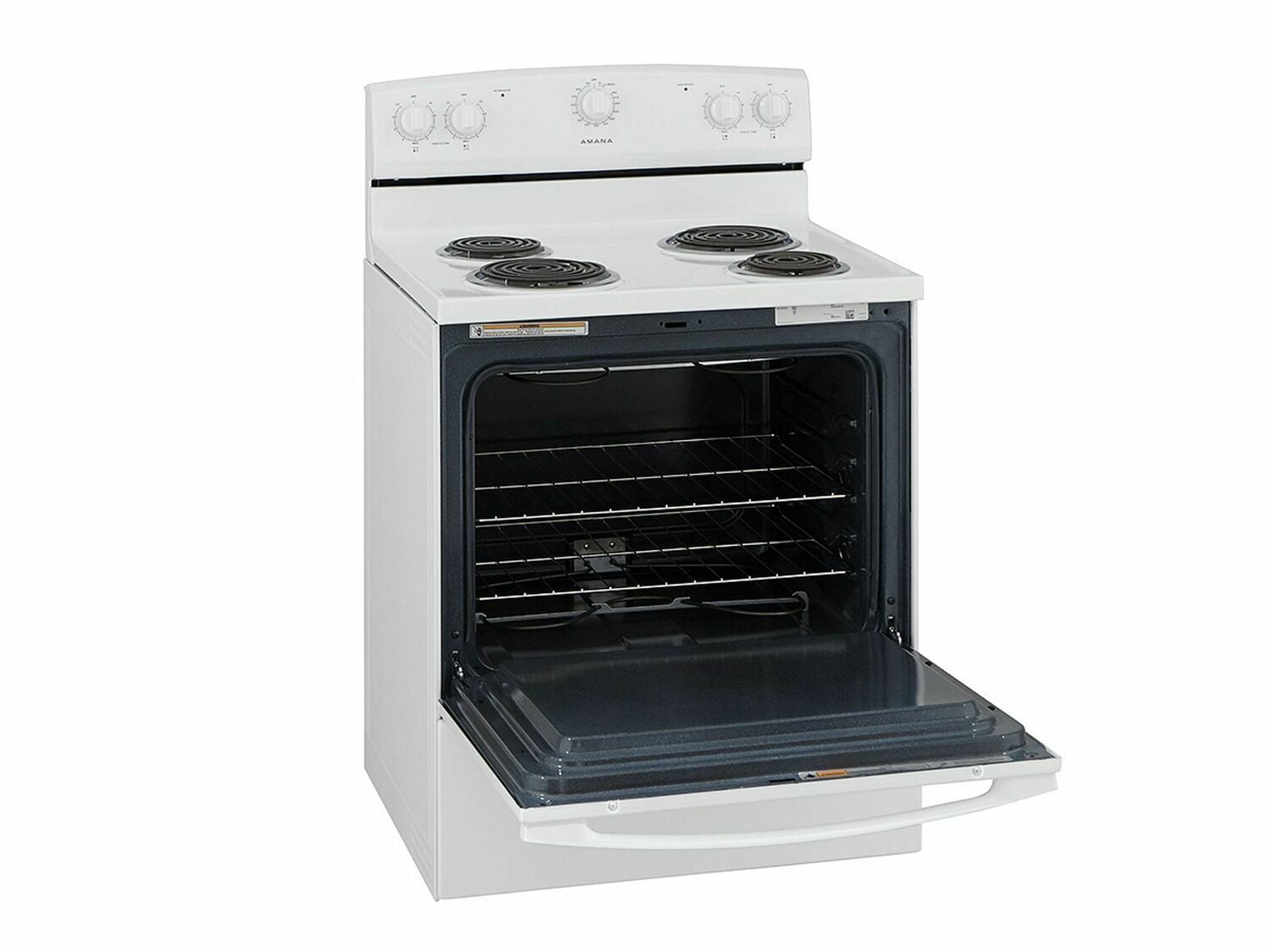 Amana ACR2303MFW 30-Zoll-Elektroherd mit Warmhaltefunktion, Weiß
