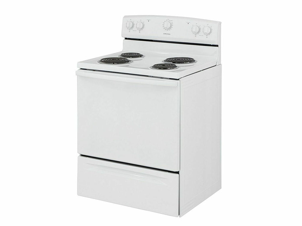 Amana ACR2303MFW 30-Zoll-Elektroherd mit Warmhaltefunktion, Weiß