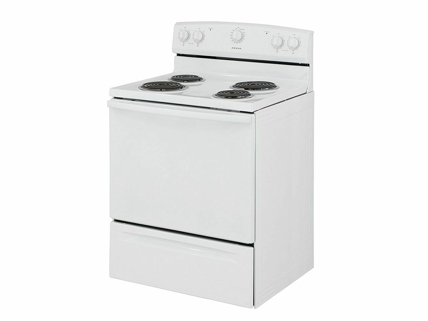 Amana ACR2303MFW 30-Zoll-Elektroherd mit Warmhaltefunktion, Weiß