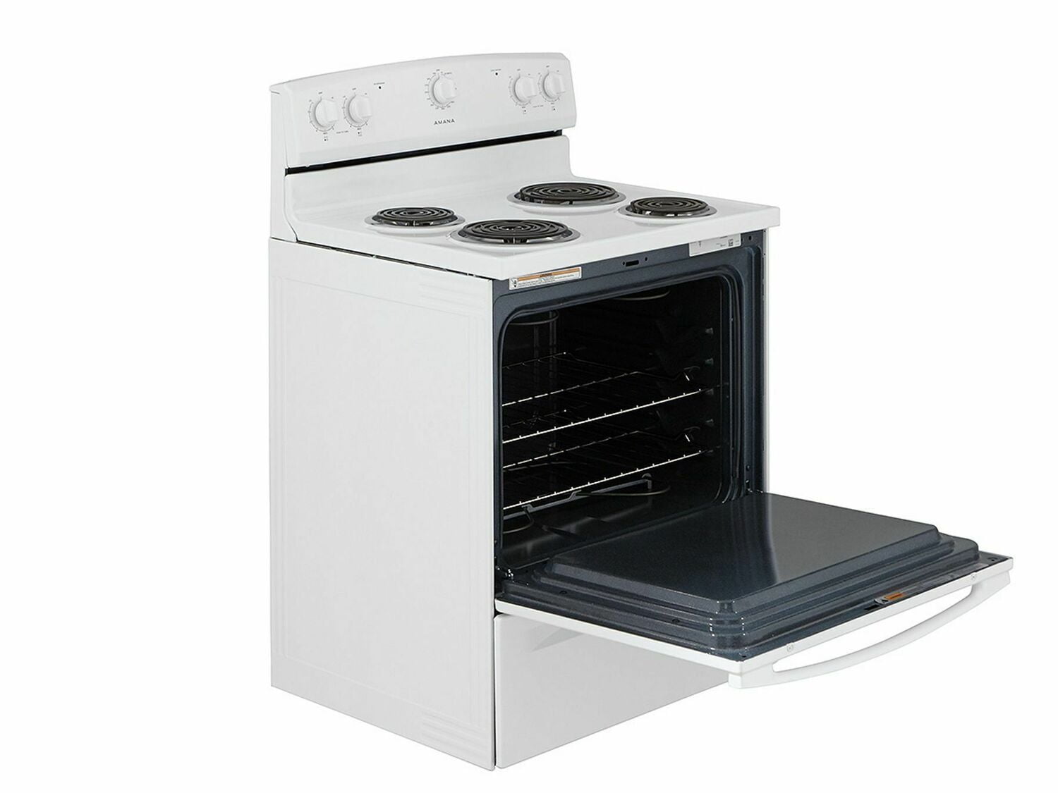 Amana ACR2303MFW 30-Zoll-Elektroherd mit Warmhaltefunktion, Weiß