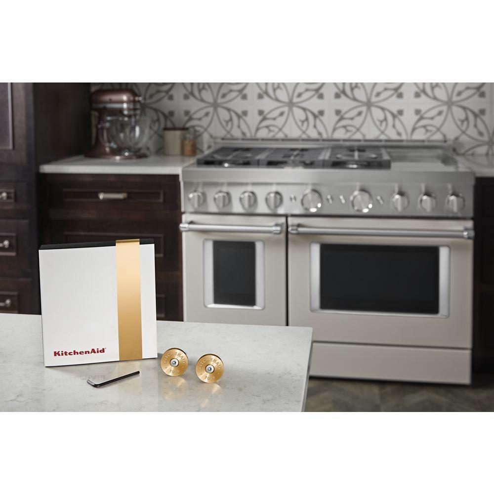 Amana W11368841NE Kitchenaid® Griff-Medaillon-Kit für gewerbliche Herde