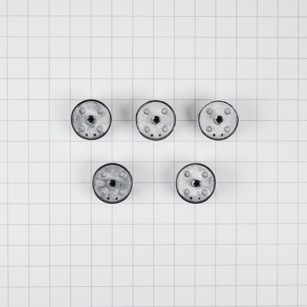 Amana W10698166 Herd-Bedienknopf-Set, Edelstahl