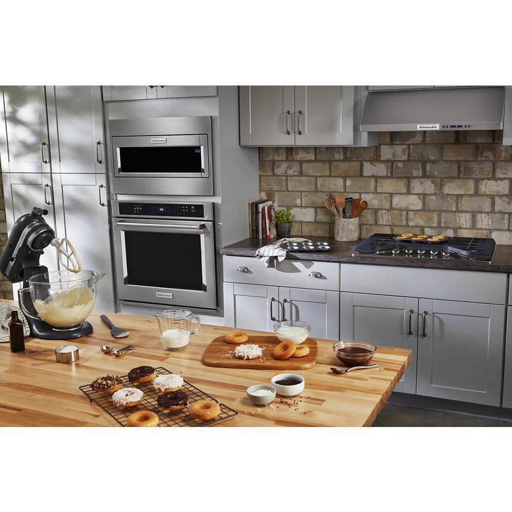 Amana W11451304 Einbau-Mikrowelle mit niedrigem Profil, Standard-Verkleidungssatz, Edelstahl