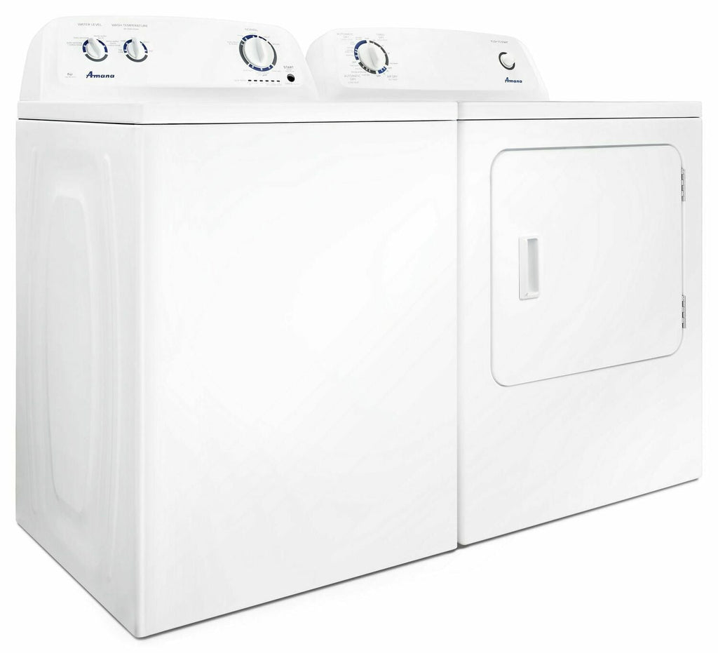 Amana NTW4516FW Toplader-Waschmaschine mit Doppelwirkungsrührwerk, 3,5 Kubikfuß, Weiß