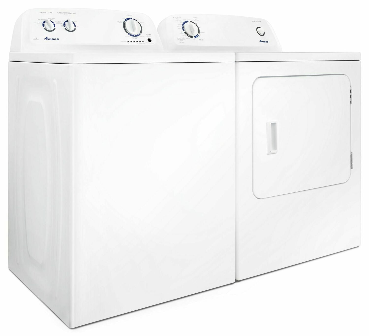 Amana NTW4516FW Toplader-Waschmaschine mit Doppelwirkungsrührwerk, 3,5 Kubikfuß, Weiß