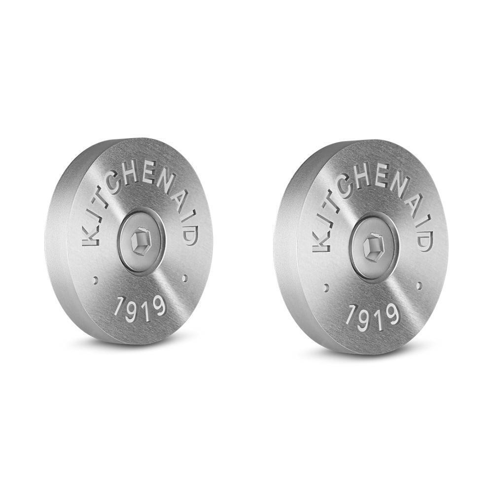 Amana W11368841SI Kitchenaid® Griff-Medaillon-Kit für gewerbliche Herde