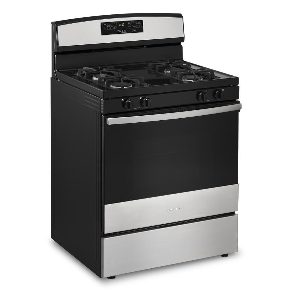 Amana AGR6603SMS 30-Zoll-Gasherd mit Selbstreinigungsoption