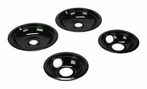 Amana W10288051 Tropfschalen für Gasherde, Schwarz