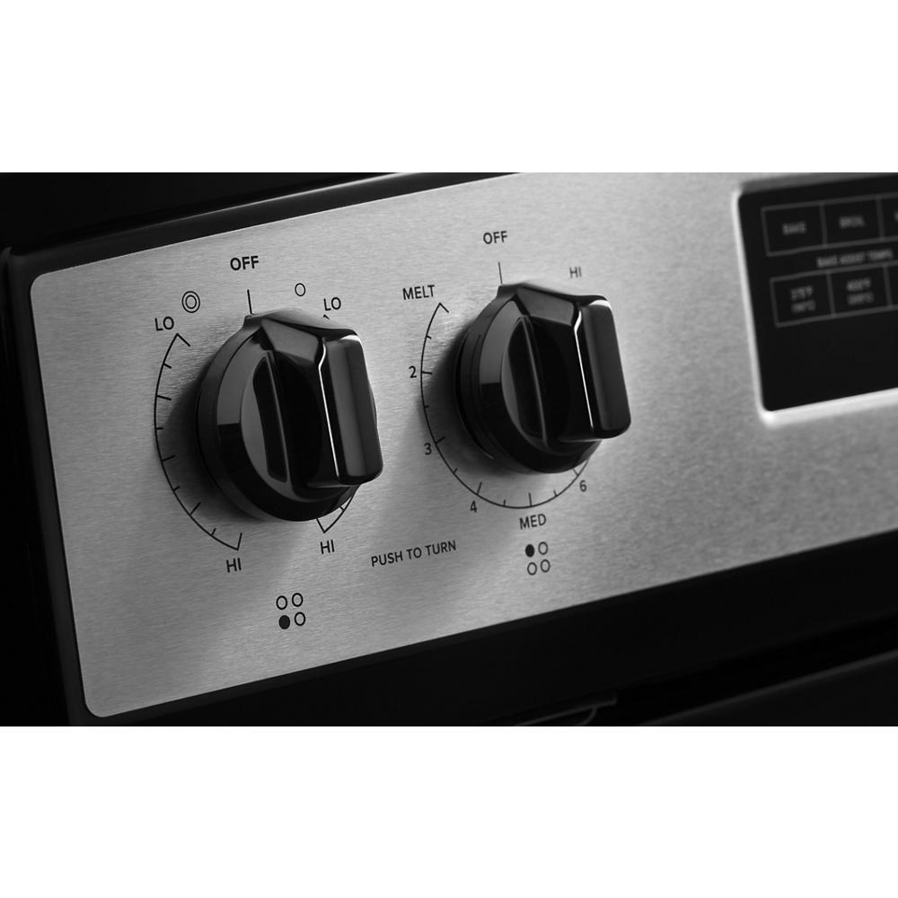 Amana AER6603SMS 30-Zoll-Amana®-Elektroherd mit extragroßem Ofenfenster