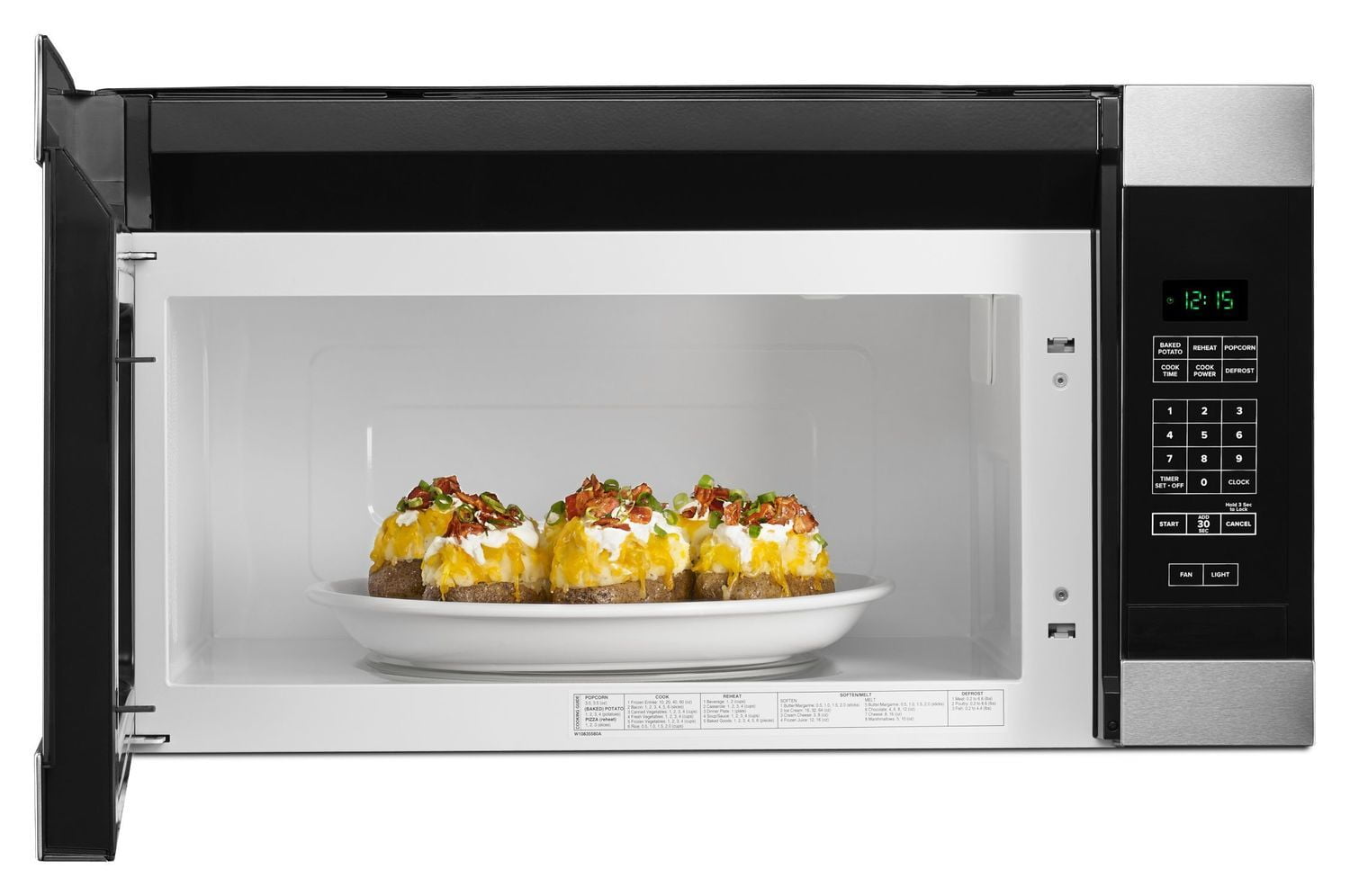 Amana AMV2307PFS 1,6 Kubikfuß Over-The-Range-Mikrowelle mit Add 0:30 Sekunden Edelstahl