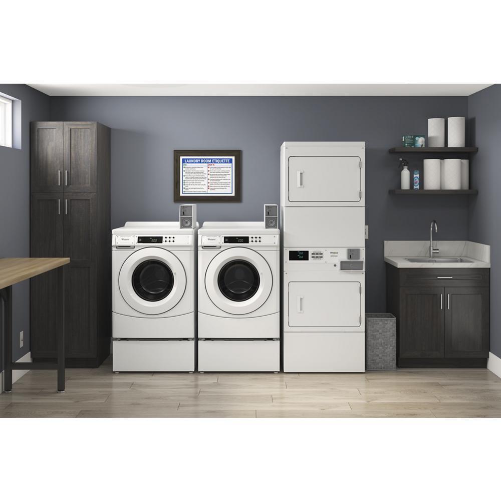 Amana WHP1000VW 10 Sockel für gewerbliche Frontlader-Waschmaschine und -Trockner