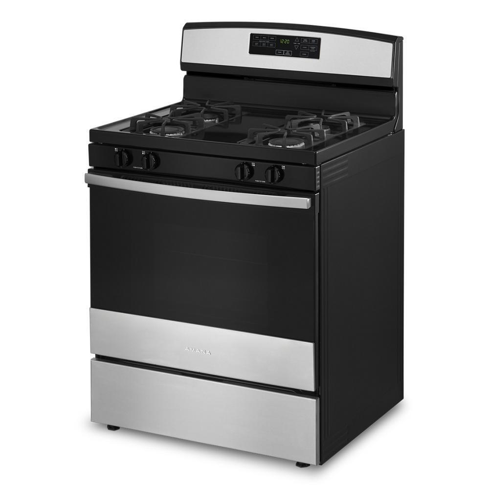 Amana AGR6603SMS 30-Zoll-Gasherd mit Selbstreinigungsoption