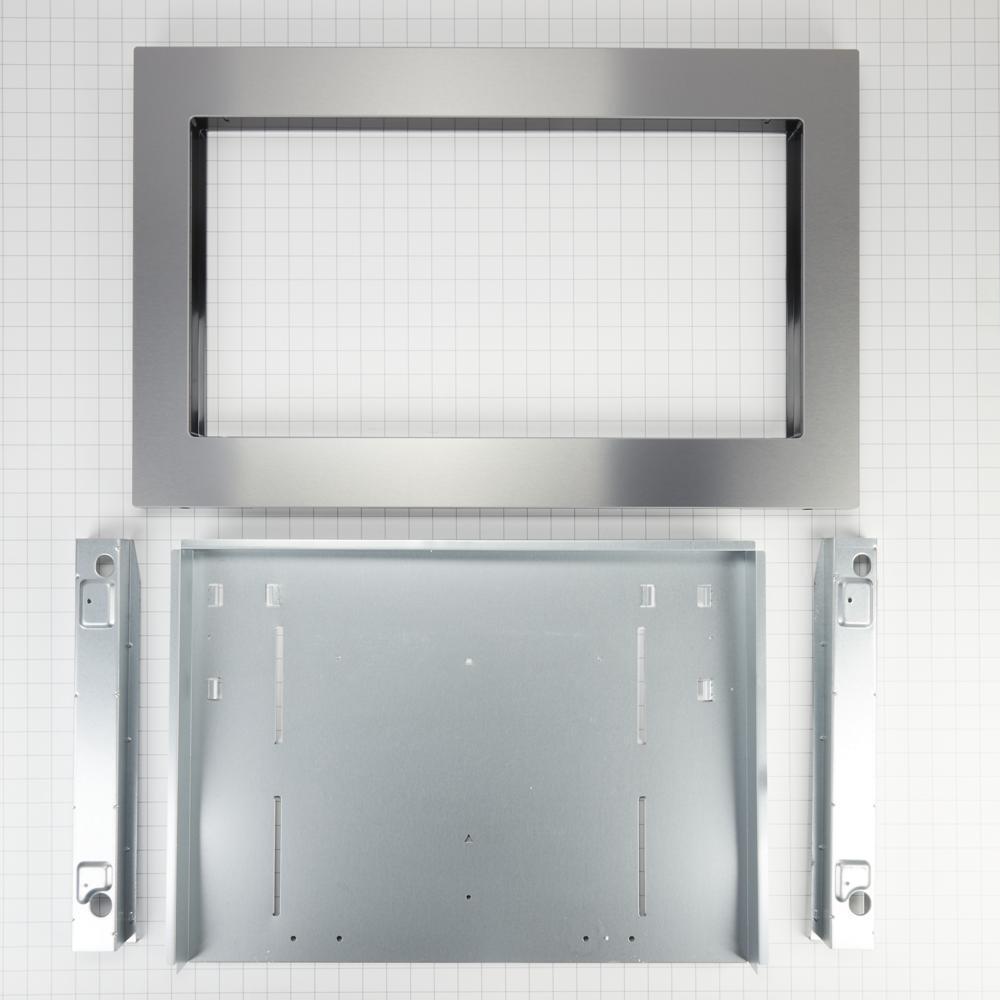 Amana MK2220AZ Mikrowellen-Zierleistenset für die Arbeitsplatte, Anti-Fingerabdruck-Edelstahl