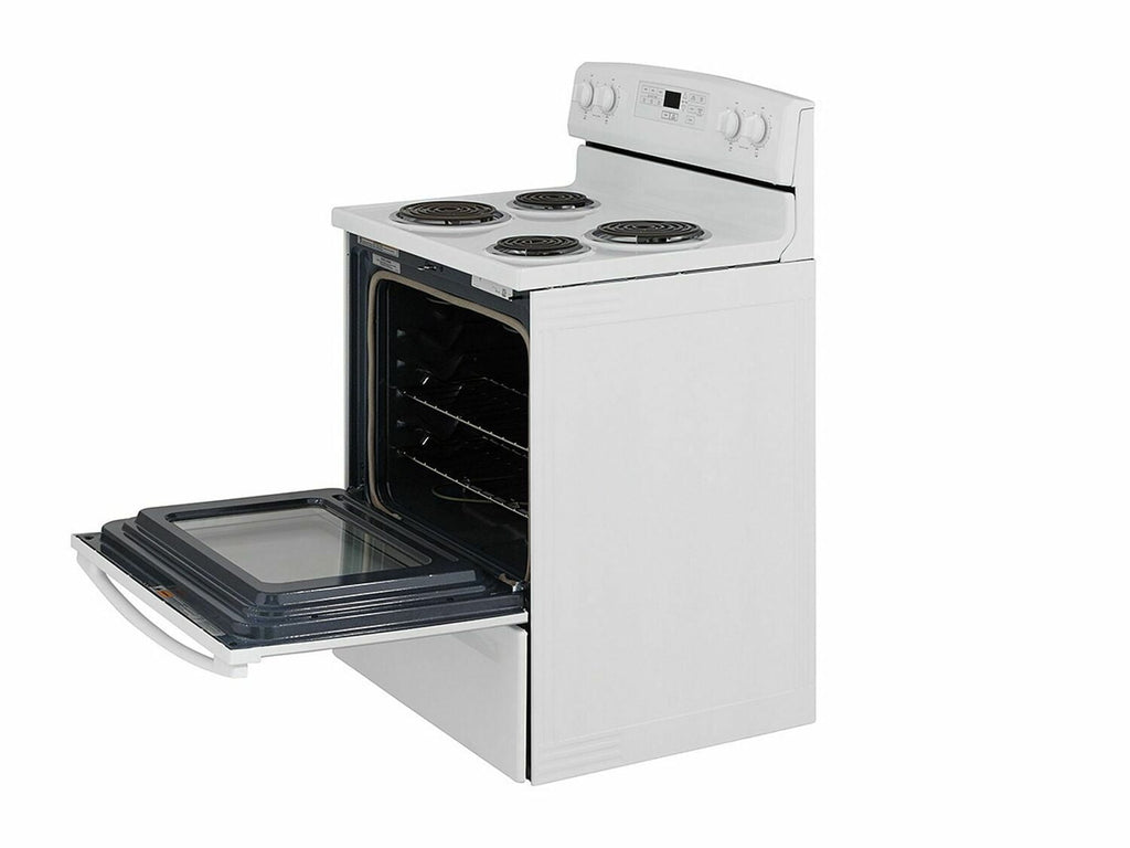 Amana ACR4503SFW 30-Zoll-Elektroherd mit Selbstreinigungsoption – Weiß
