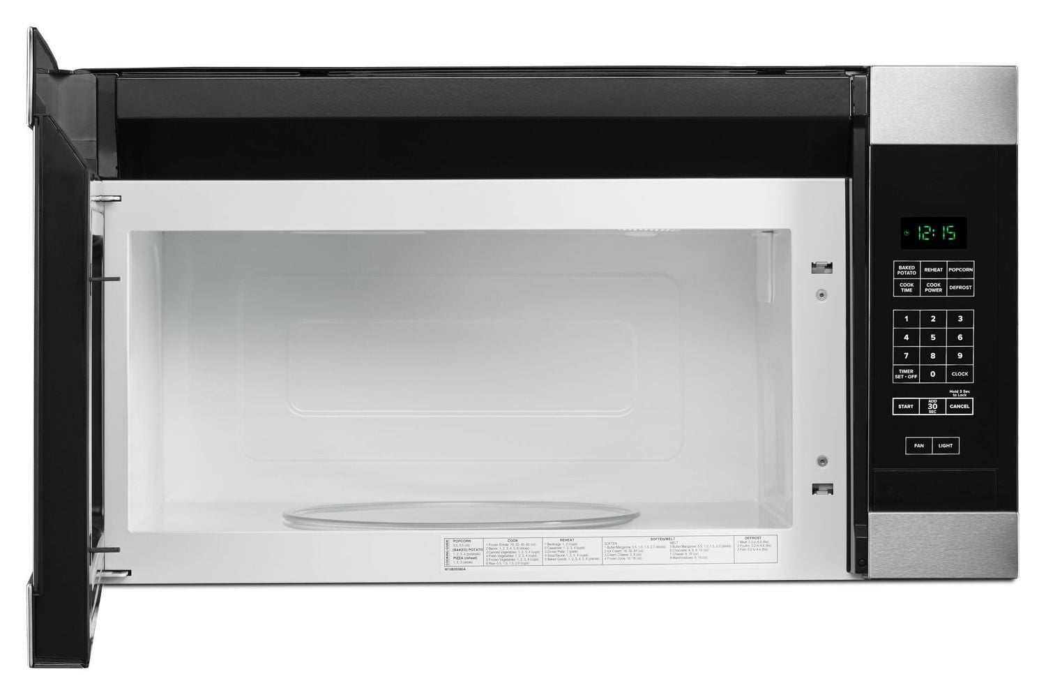 Amana AMV2307PFS 1,6 Kubikfuß Over-The-Range-Mikrowelle mit Add 0:30 Sekunden Edelstahl