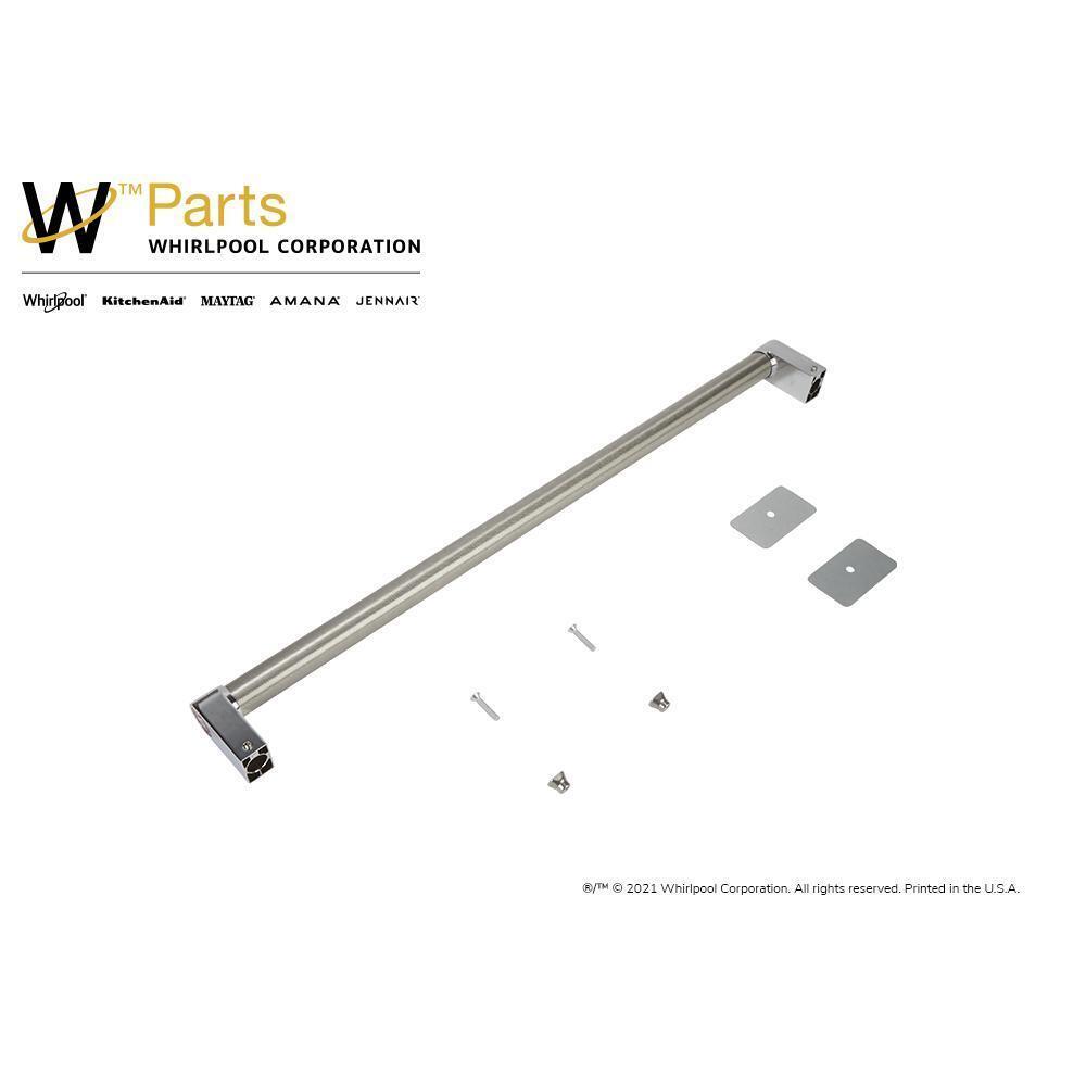 Amana W11247090 Griffsatz mit zwei roten Medaillons für Panel-Ready-Unterbaukühlschrank