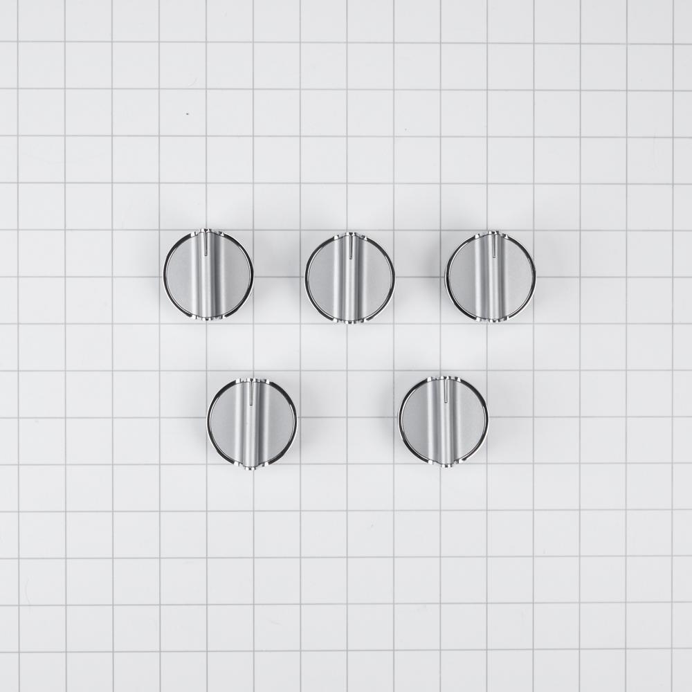 Amana W10698166 Herd-Bedienknopf-Set, Edelstahl
