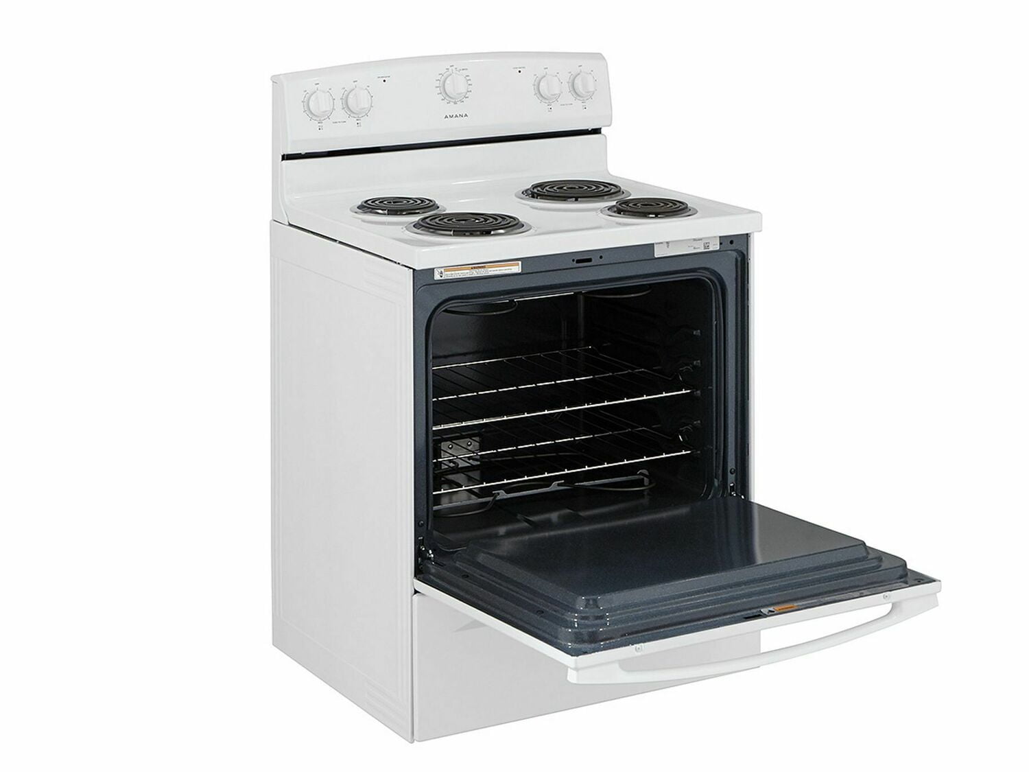 Amana ACR2303MFW 30-Zoll-Elektroherd mit Warmhaltefunktion, Weiß