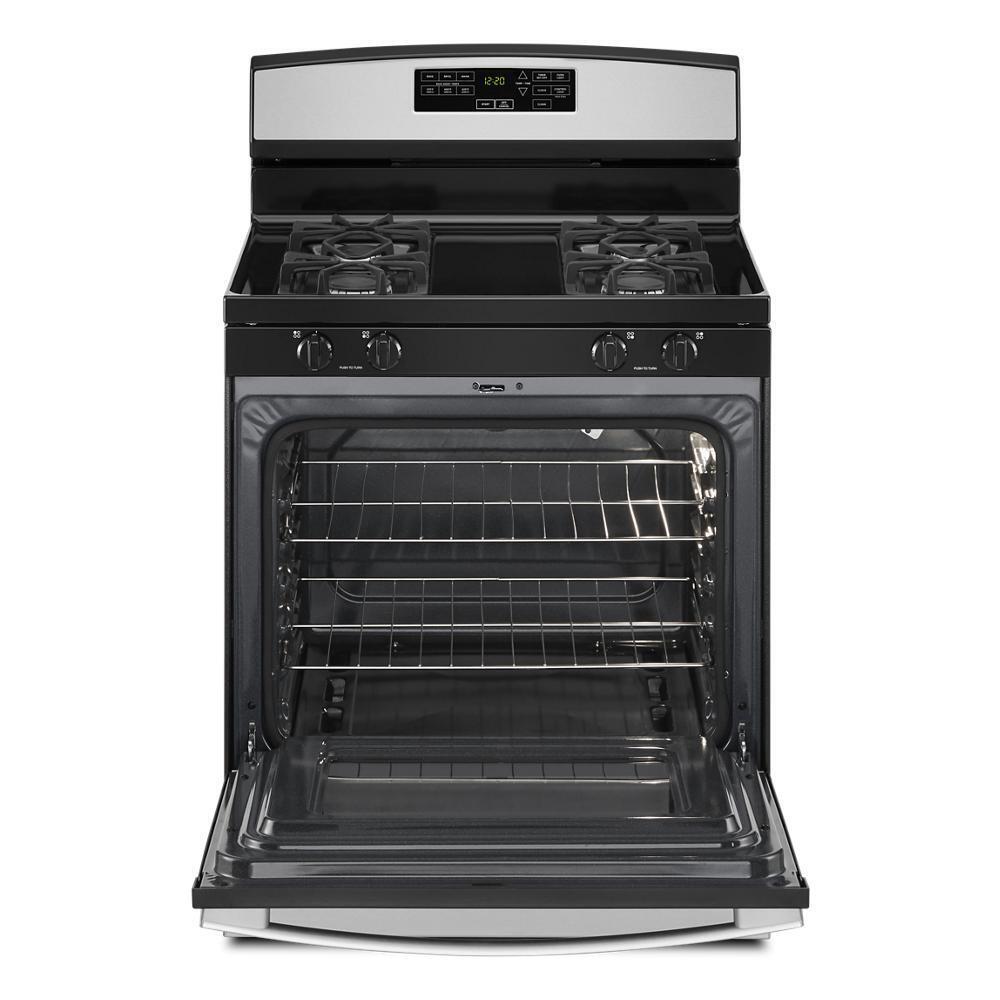 Amana AGR6603SMS 30-Zoll-Gasherd mit Selbstreinigungsoption