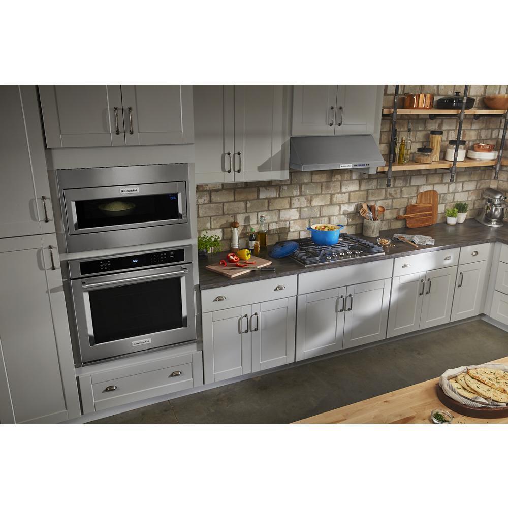 Amana W11451304 Einbau-Mikrowelle mit niedrigem Profil, Standard-Verkleidungssatz, Edelstahl