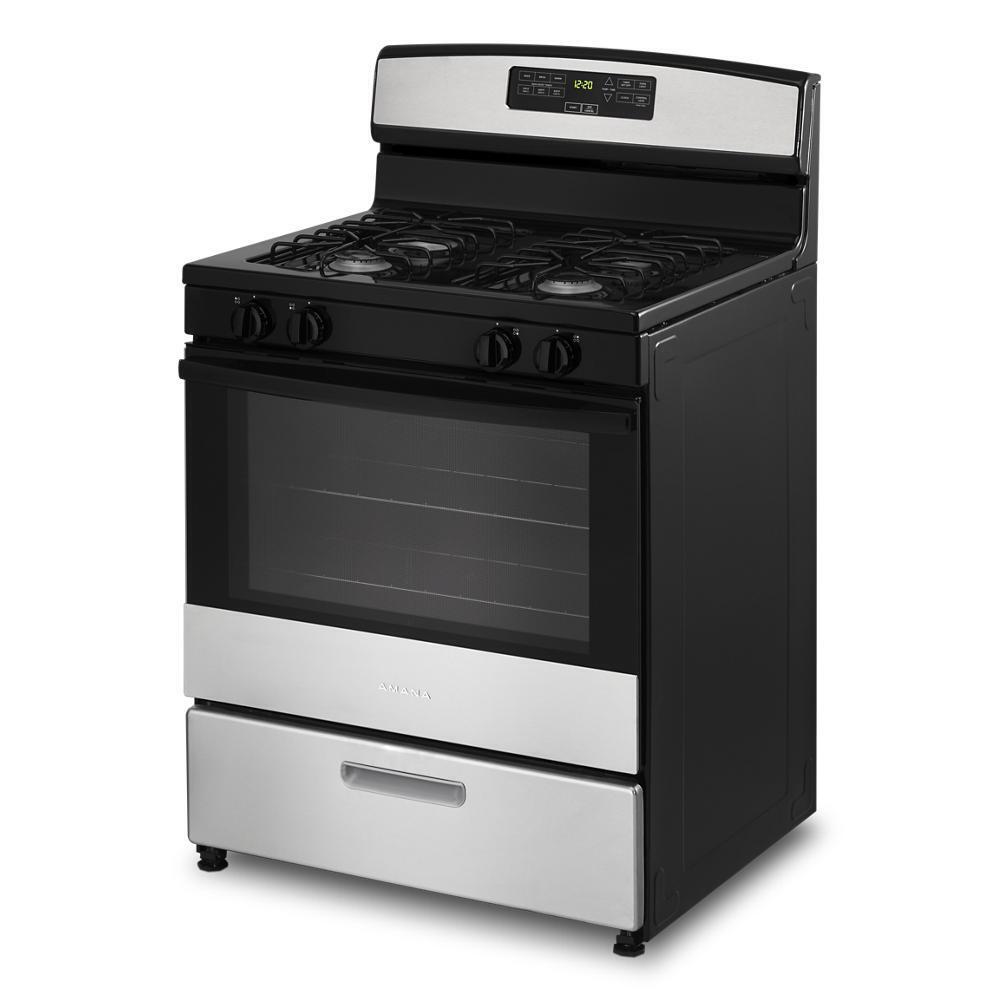 Amana AGR6303MMS 30-Zoll-Gasherd mit Backassistent-Temperaturen