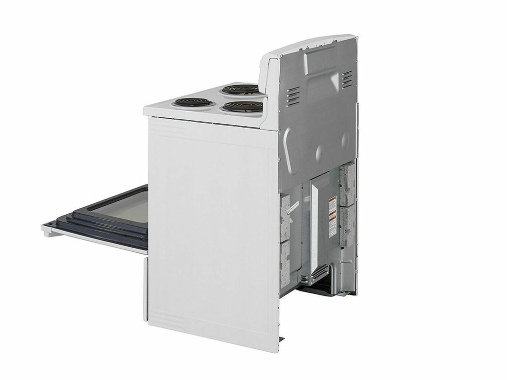 Amana ACR4503SFW 30-Zoll-Elektroherd mit Selbstreinigungsoption – Weiß