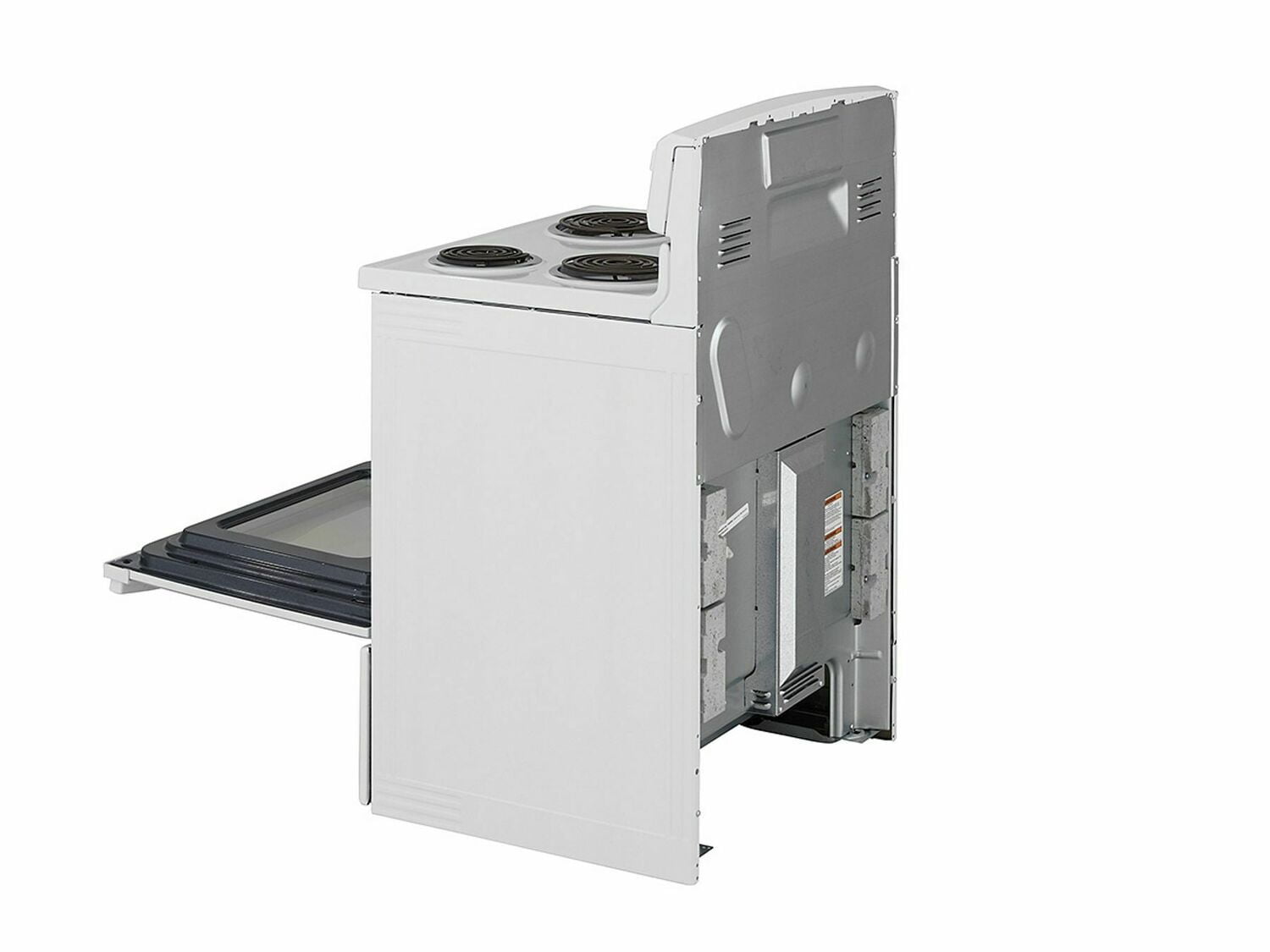 Amana ACR4503SFW 30-Zoll-Elektroherd mit Selbstreinigungsoption – Weiß