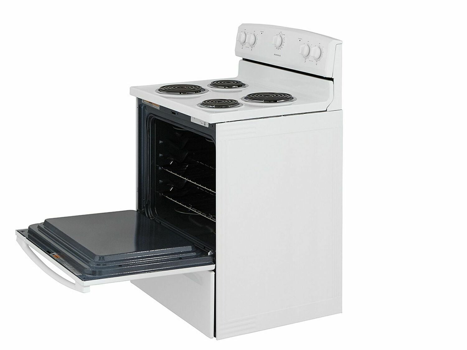 Amana ACR2303MFW 30-Zoll-Elektroherd mit Warmhaltefunktion, Weiß
