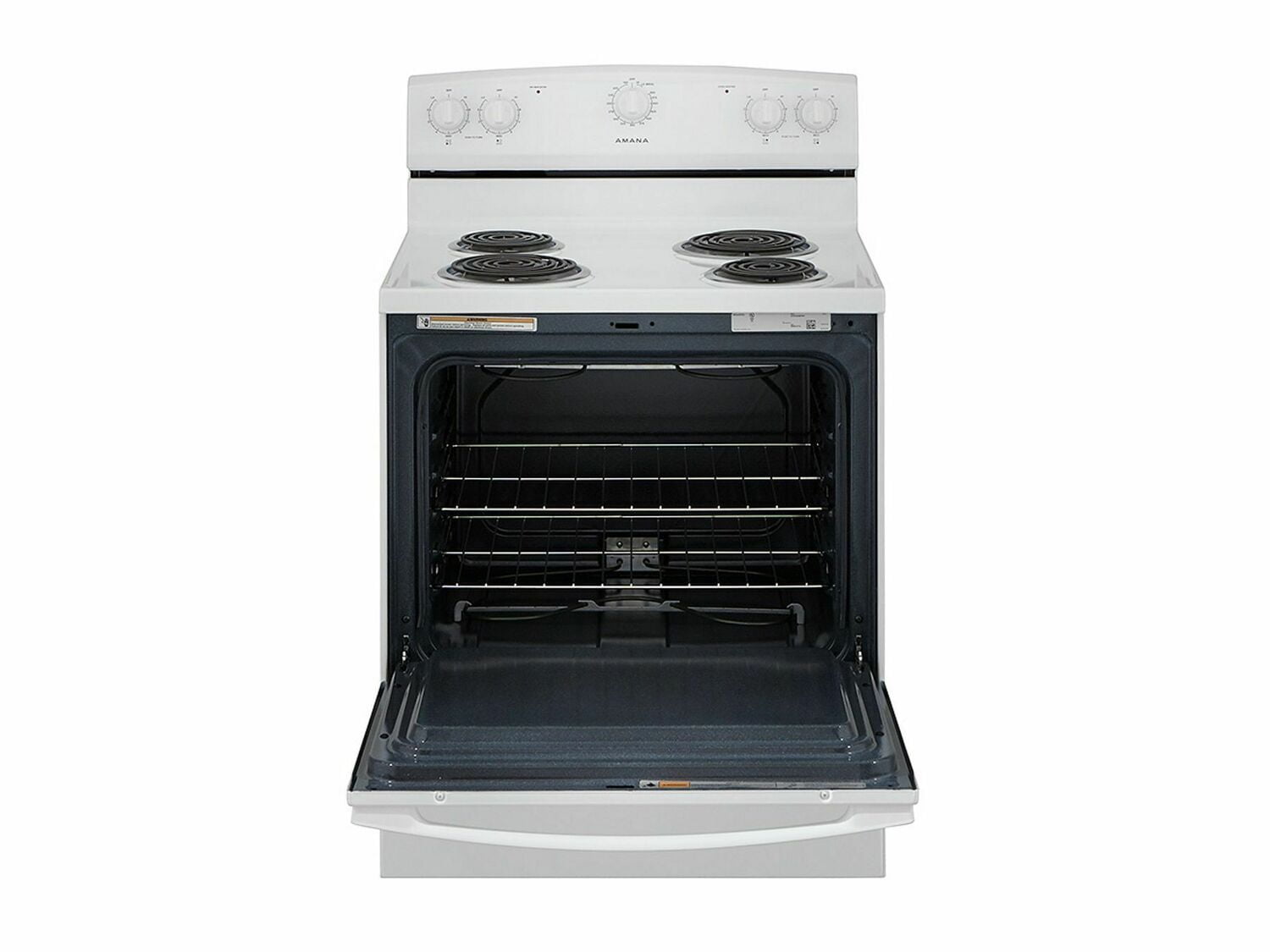 Amana ACR2303MFW 30-Zoll-Elektroherd mit Warmhaltefunktion, Weiß