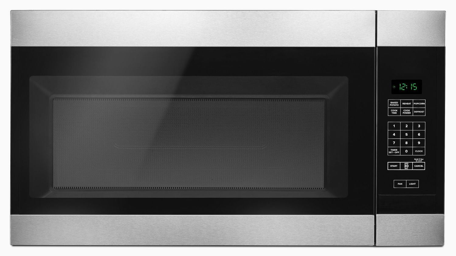 Amana AMV2307PFS 1,6 Kubikfuß Over-The-Range-Mikrowelle mit Add 0:30 Sekunden Edelstahl