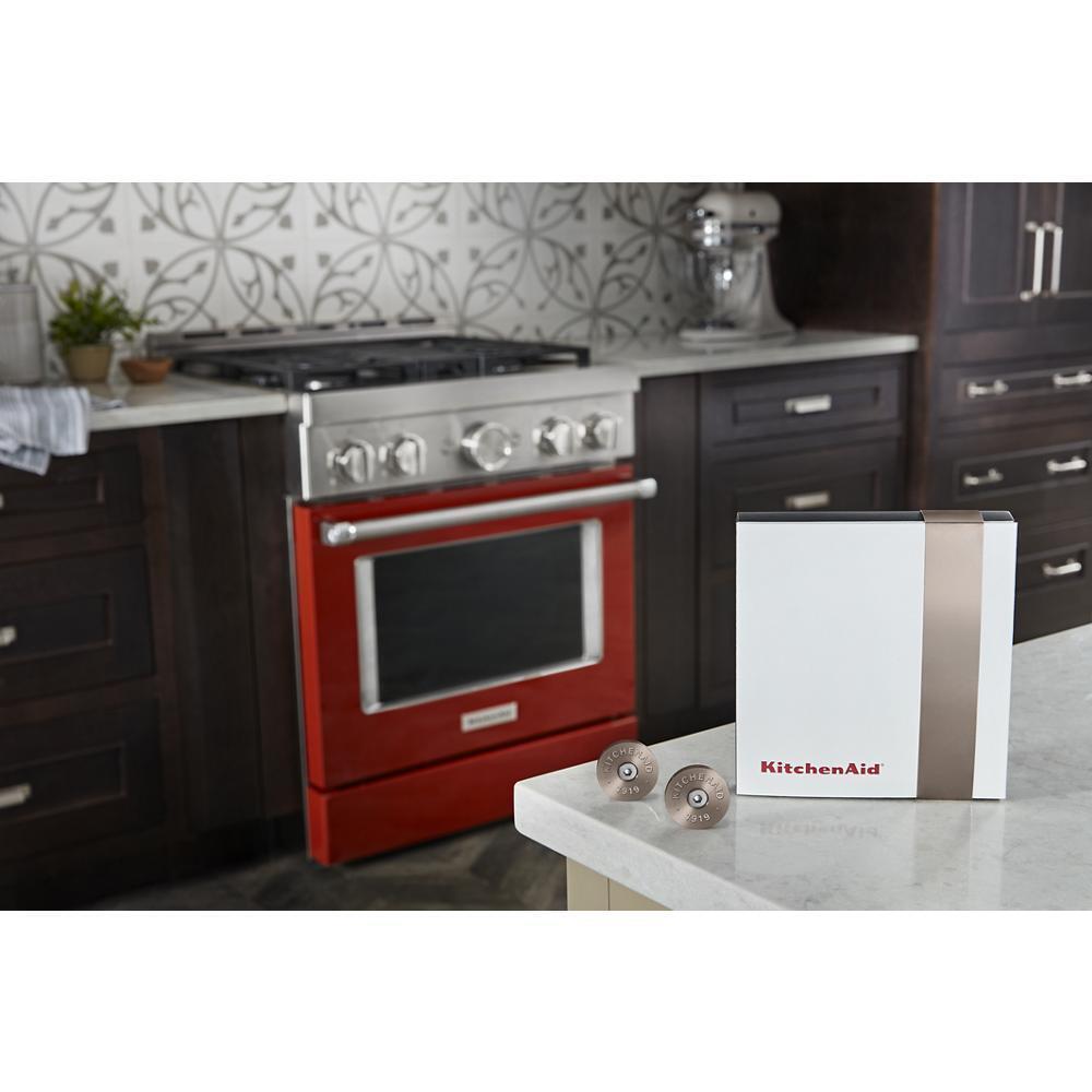 Amana W11368841BN Kitchenaid® Griff-Medaillon-Kit für gewerbliche Herde