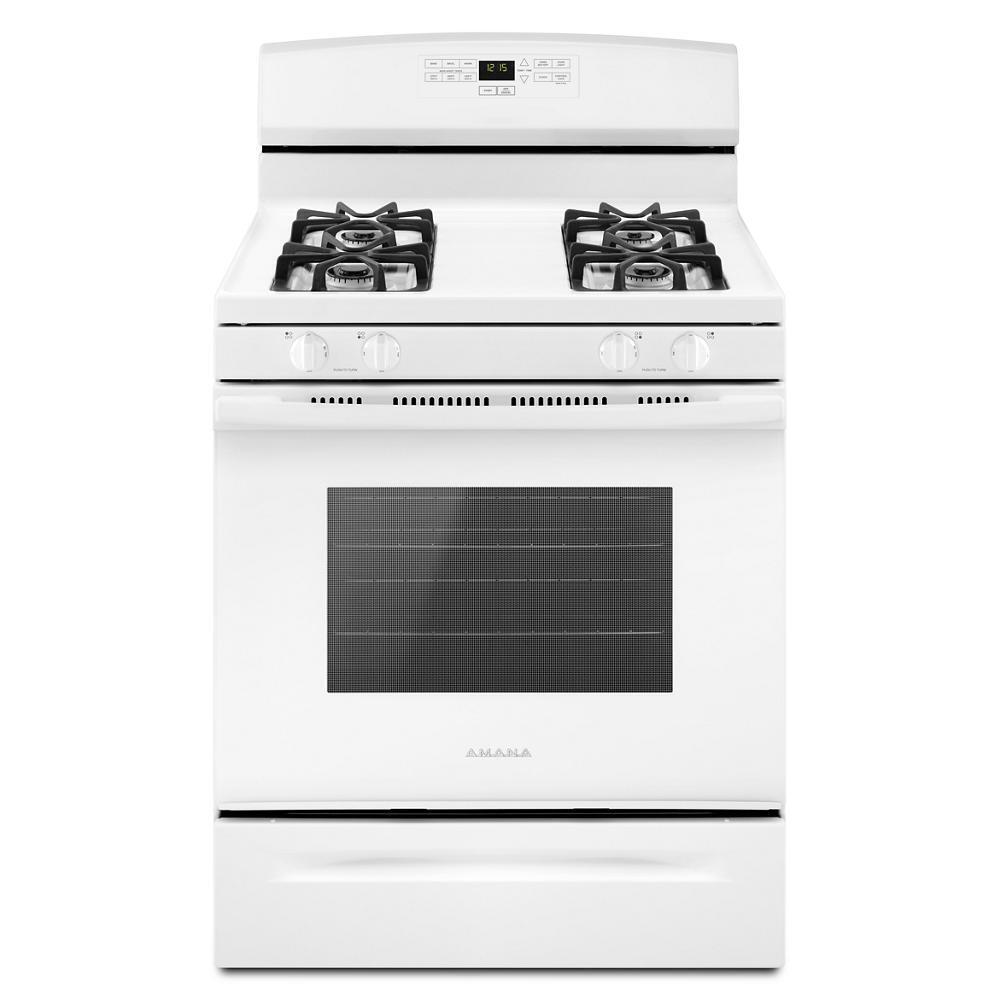 Amana AGR6303MMW 30-Zoll-Gasherd mit Backassistent-Temperaturen
