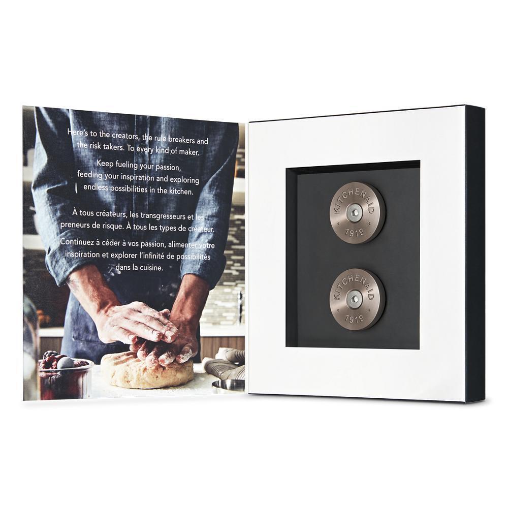 Amana W11368841BN Kitchenaid® Griff-Medaillon-Kit für gewerbliche Herde