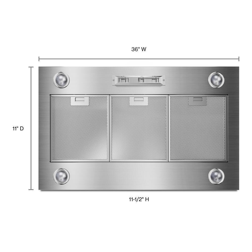 Amana UVL6036JSS 36 585 oder 1170 Cfm Motorklasse Custom Hood Liner