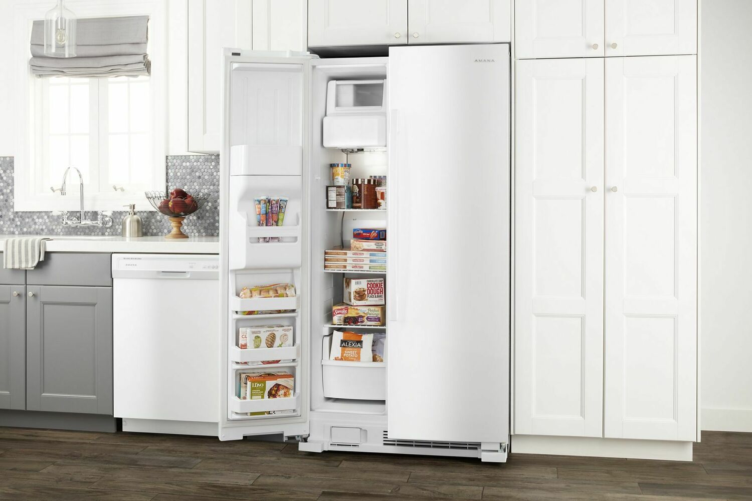 Amana ADB1400AGW Geschirrspüler mit Dreifach-Filter-Spülsystem – Weiß