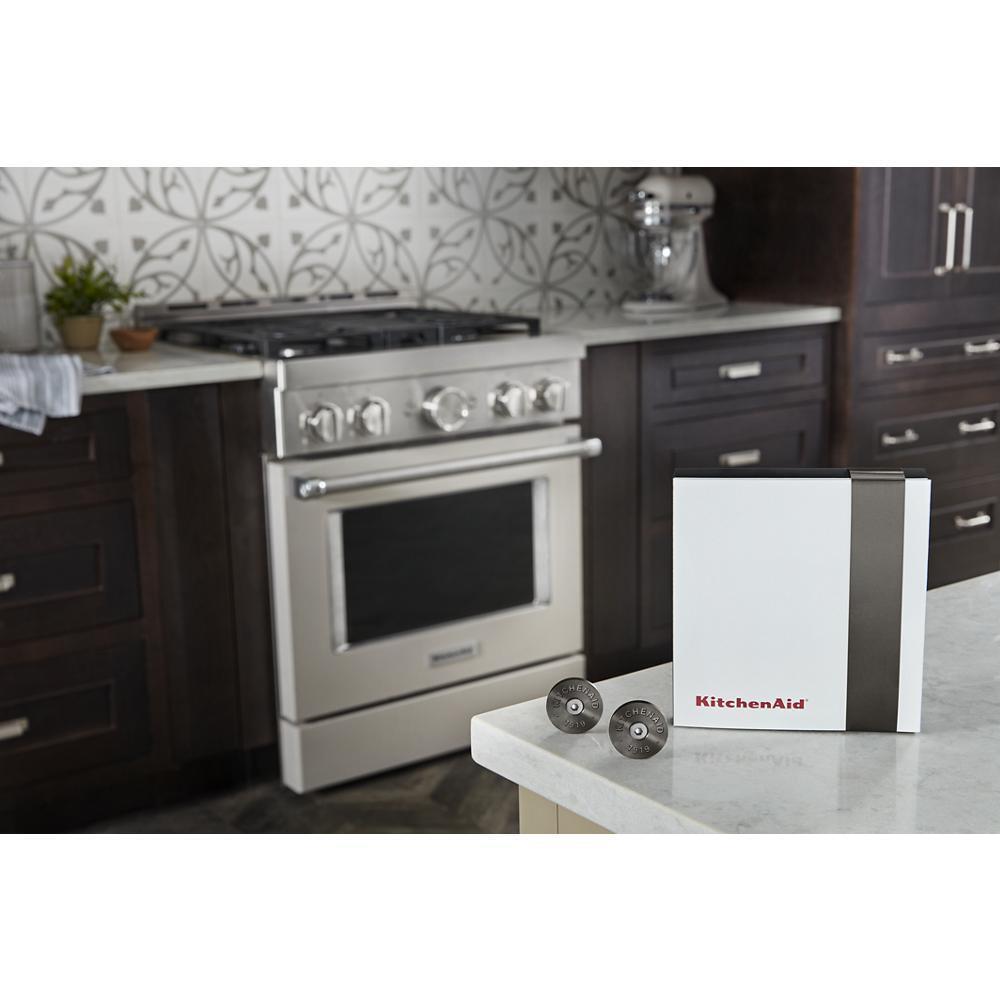 Amana W11368841BO Kitchenaid® Griff-Medaillon-Kit für gewerbliche Herde