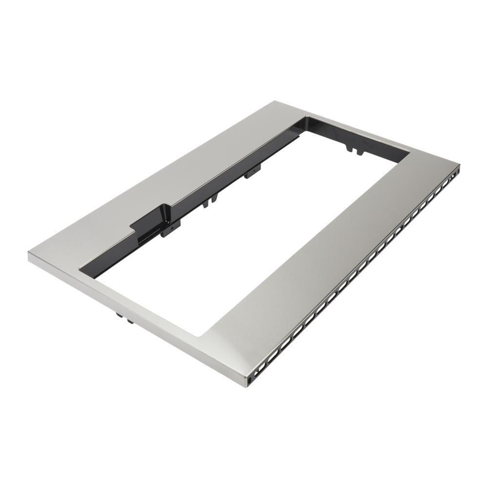 Amana W11451313 Einbau-Mikrowelle mit niedrigem Profil, Standard-Verkleidungsset mit Taschengriff, Edelstahl