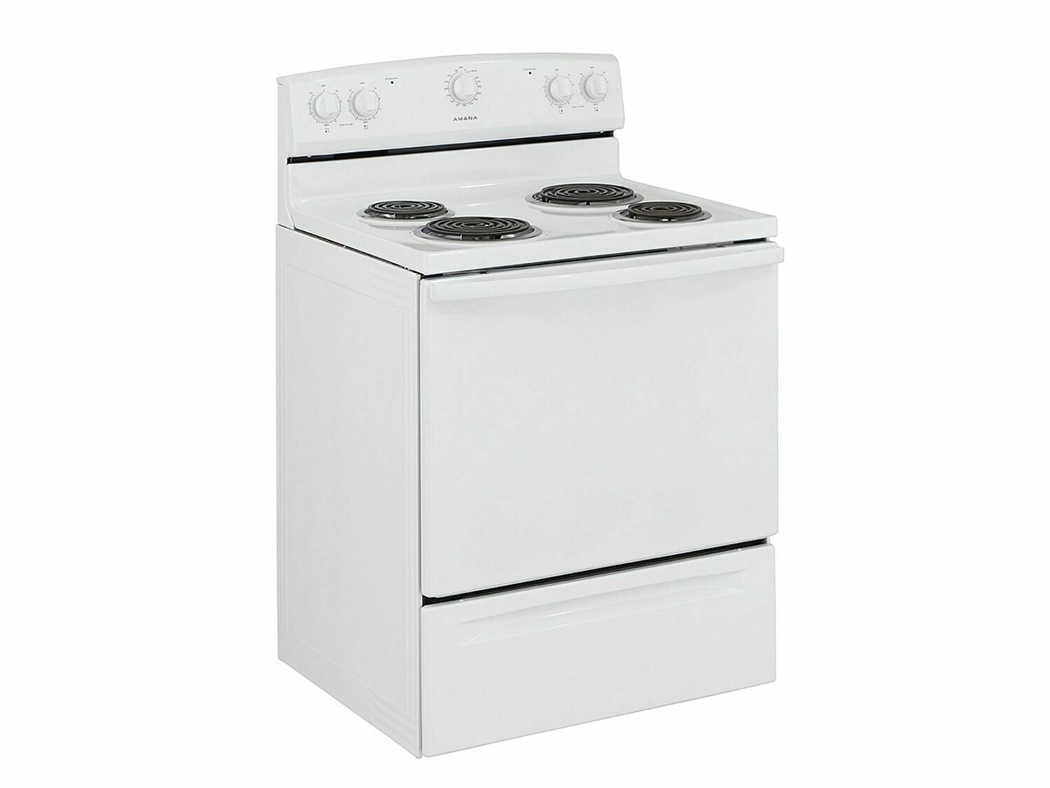 Amana ACR2303MFW 30-Zoll-Elektroherd mit Warmhaltefunktion, Weiß