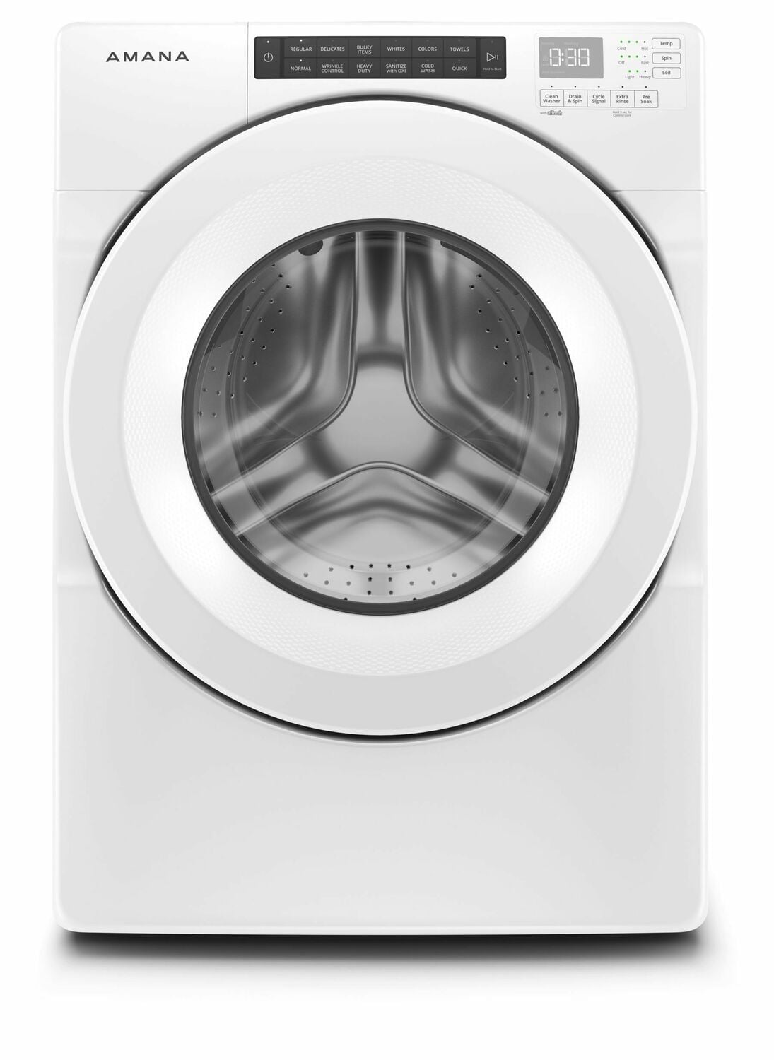 Amana NFW5800HW Frontlader-Waschmaschine mit großem Fassungsvermögen, 4,3 Kubikfuß, Weiß
